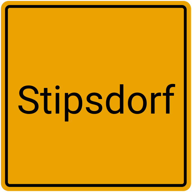 Meldebestätigung Stipsdorf