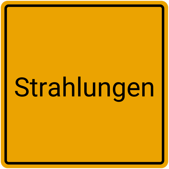 Meldebestätigung Strahlungen