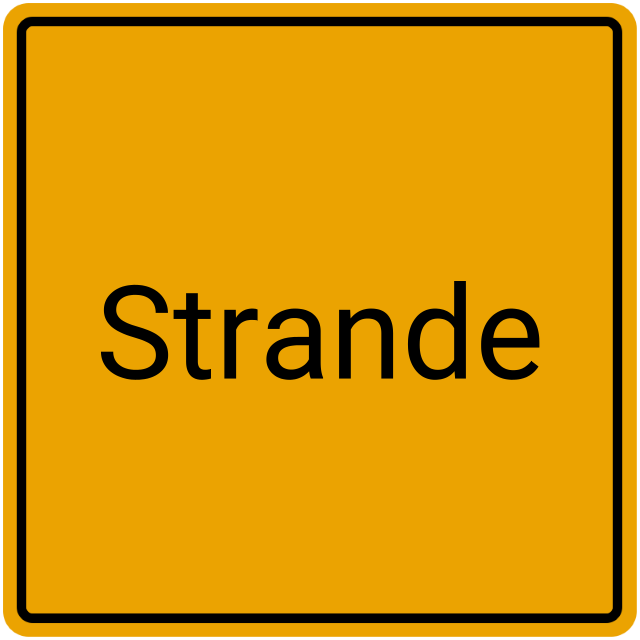 Meldebestätigung Strande