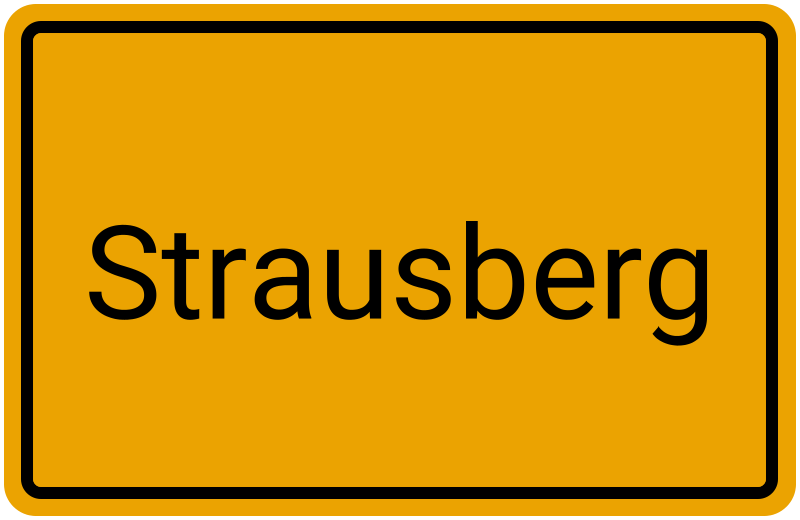 Meldebestätigung Strausberg