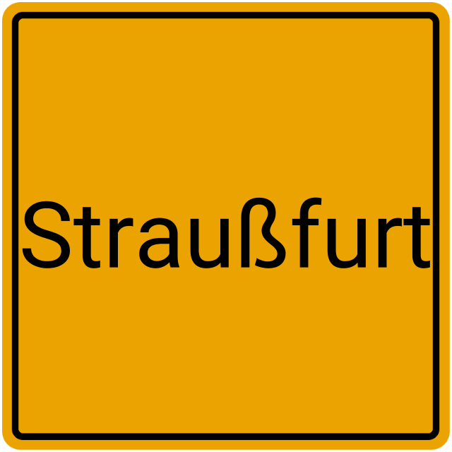 Meldebestätigung Straußfurt