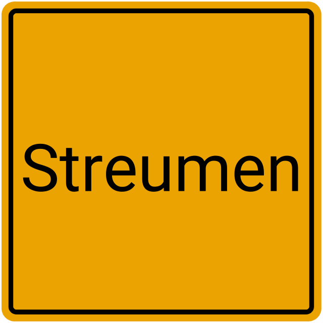 Meldebestätigung Streumen