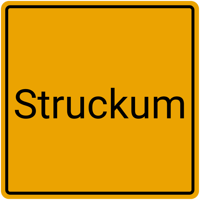 Meldebestätigung Struckum