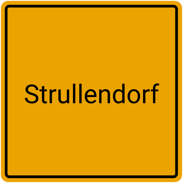 Meldebestätigung Strullendorf