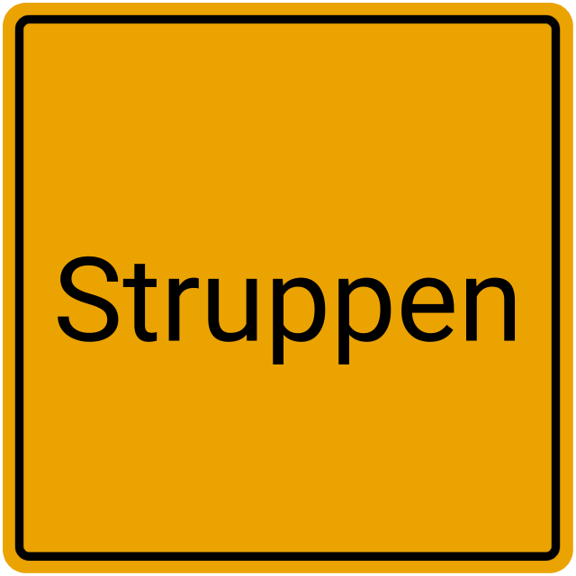 Meldebestätigung Struppen