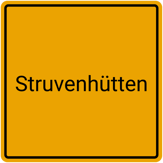 Meldebestätigung Struvenhütten