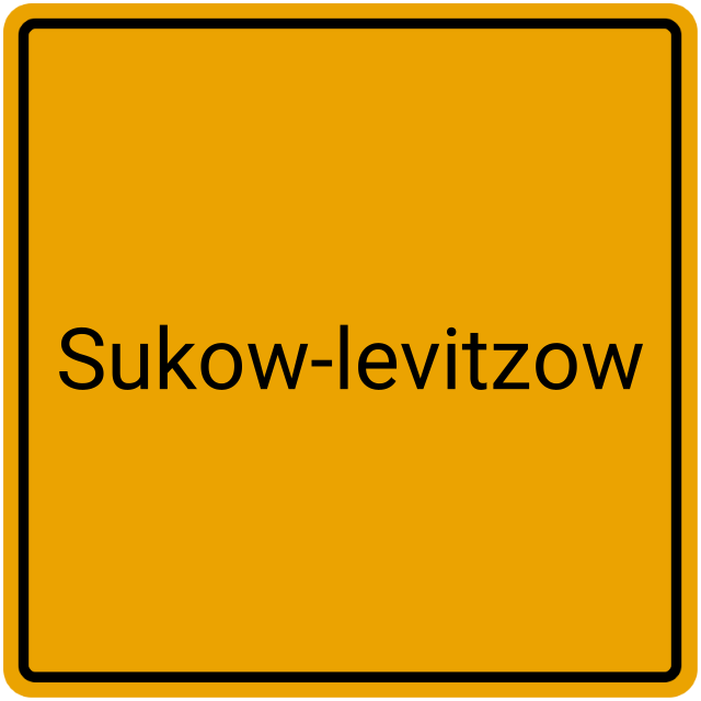 Meldebestätigung Sukow-Levitzow