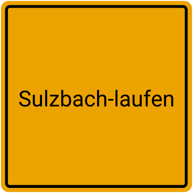 Meldebestätigung Sulzbach-Laufen