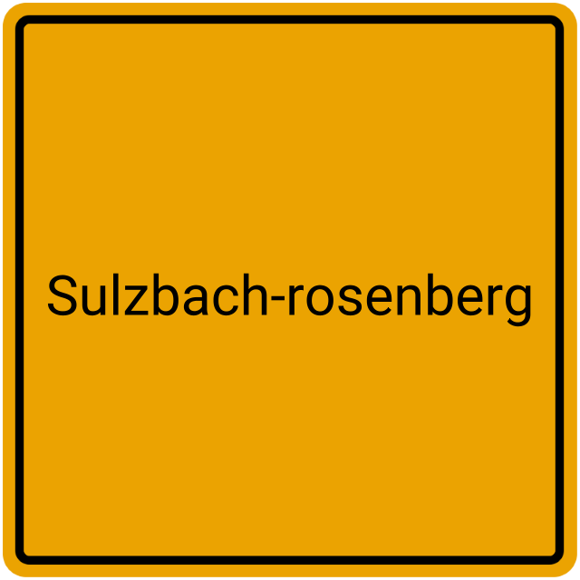 Meldebestätigung Sulzbach-Rosenberg