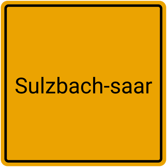 Meldebestätigung Sulzbach-Saar