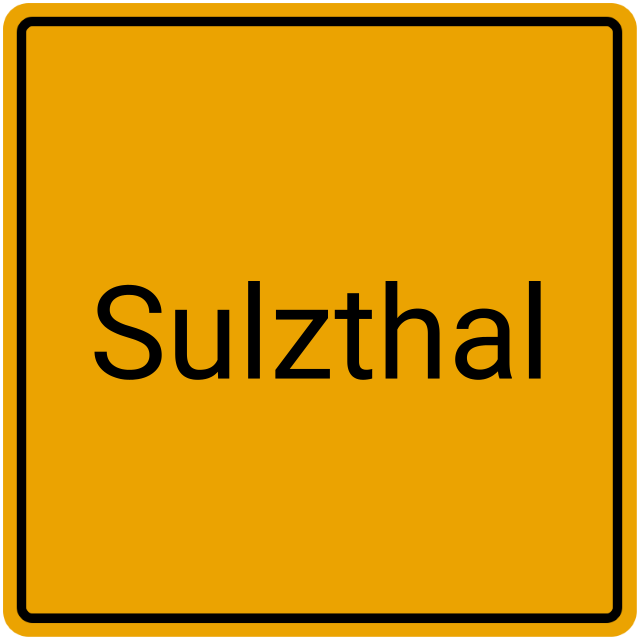 Meldebestätigung Sulzthal