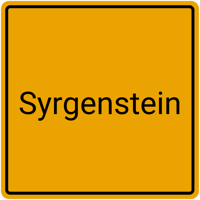 Meldebestätigung Syrgenstein