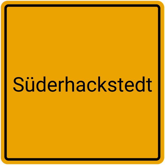 Meldebestätigung Süderhackstedt