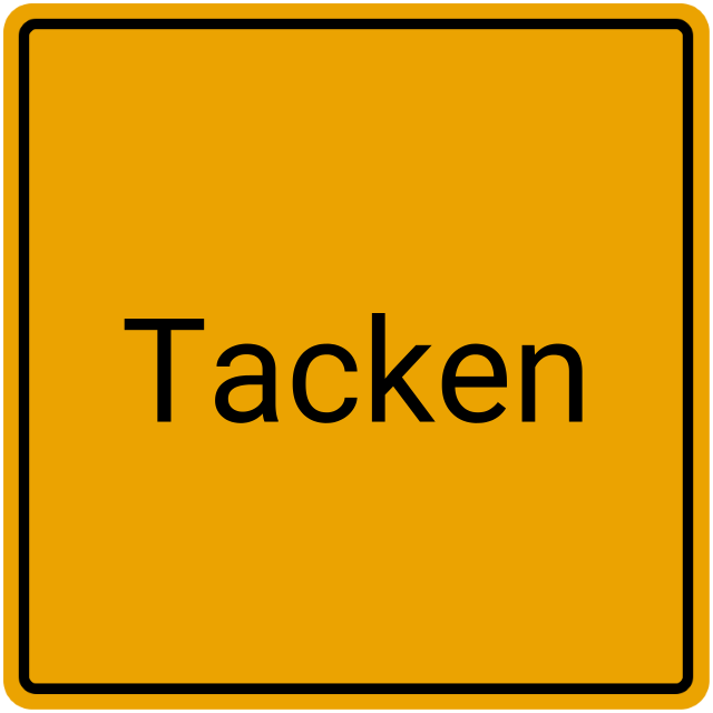 Meldebestätigung Tacken
