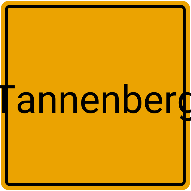 Meldebestätigung Tannenberg
