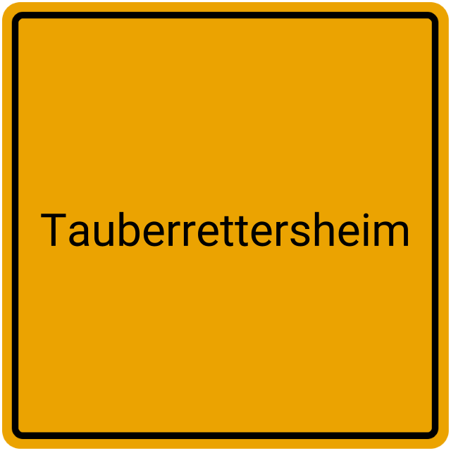 Meldebestätigung Tauberrettersheim