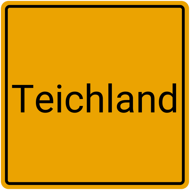 Meldebestätigung Teichland