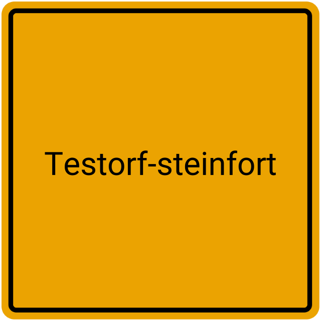 Meldebestätigung Testorf-Steinfort