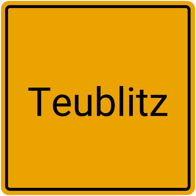 Meldebestätigung Teublitz