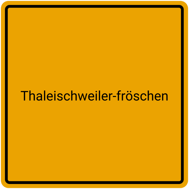 Meldebestätigung Thaleischweiler-Fröschen