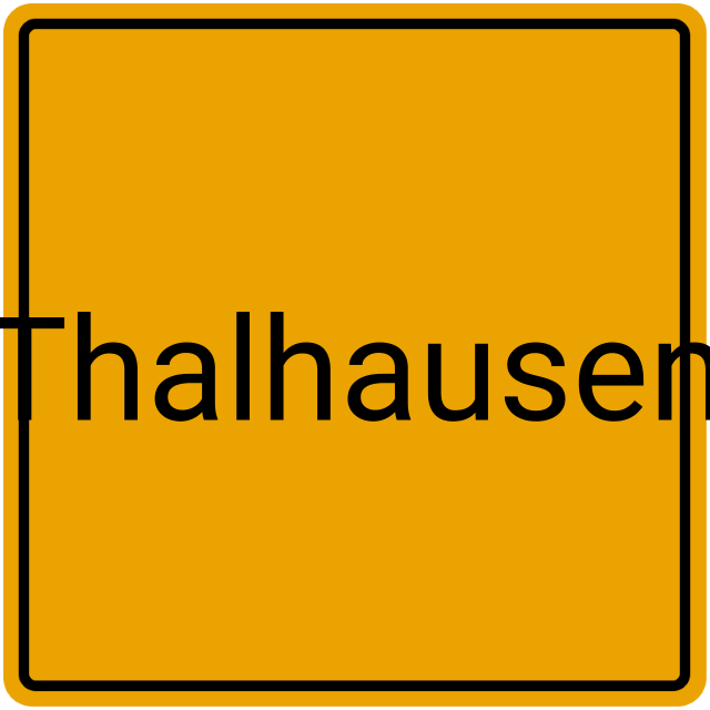 Meldebestätigung Thalhausen