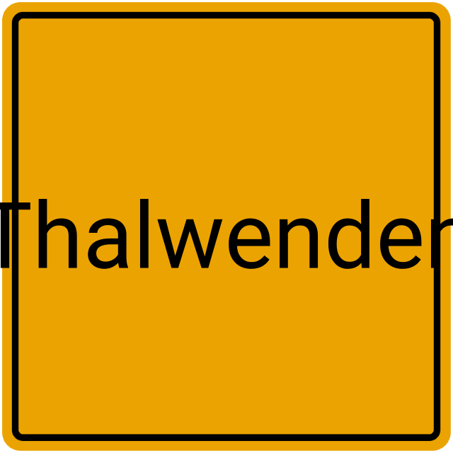 Meldebestätigung Thalwenden