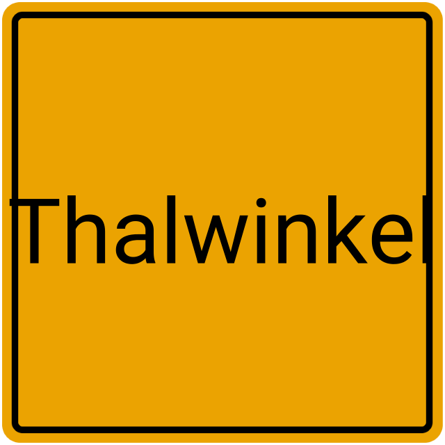 Meldebestätigung Thalwinkel