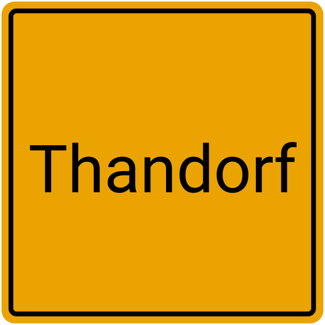 Meldebestätigung Thandorf