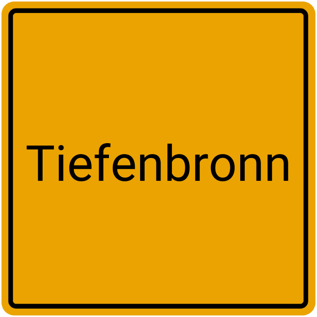 Meldebestätigung Tiefenbronn