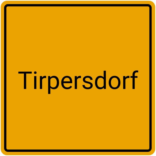 Meldebestätigung Tirpersdorf