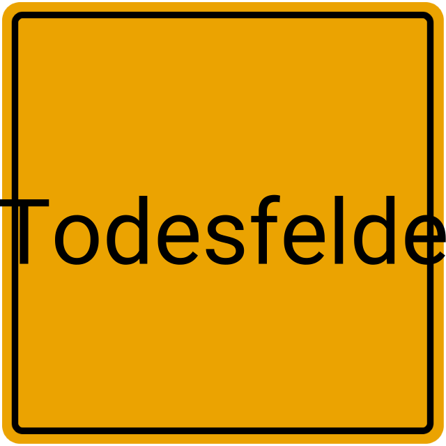 Meldebestätigung Todesfelde