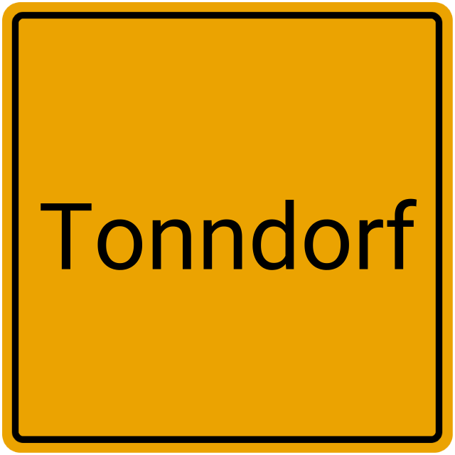 Meldebestätigung Tonndorf