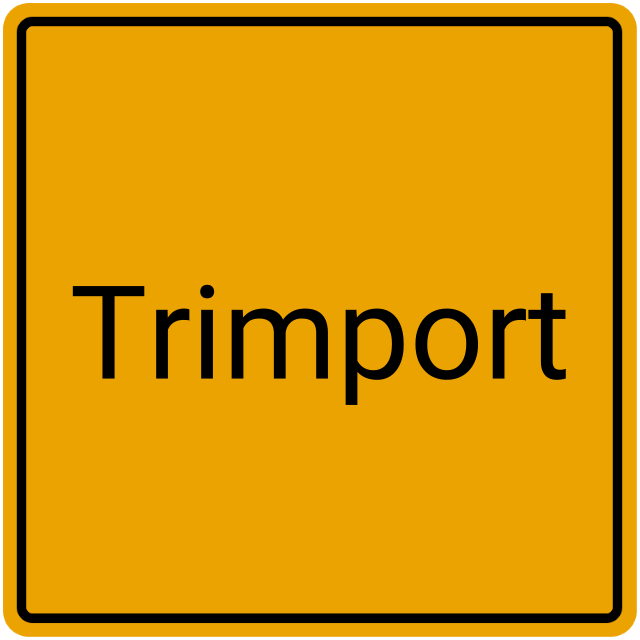 Meldebestätigung Trimport