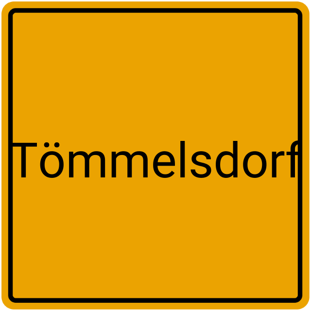 Meldebestätigung Tömmelsdorf