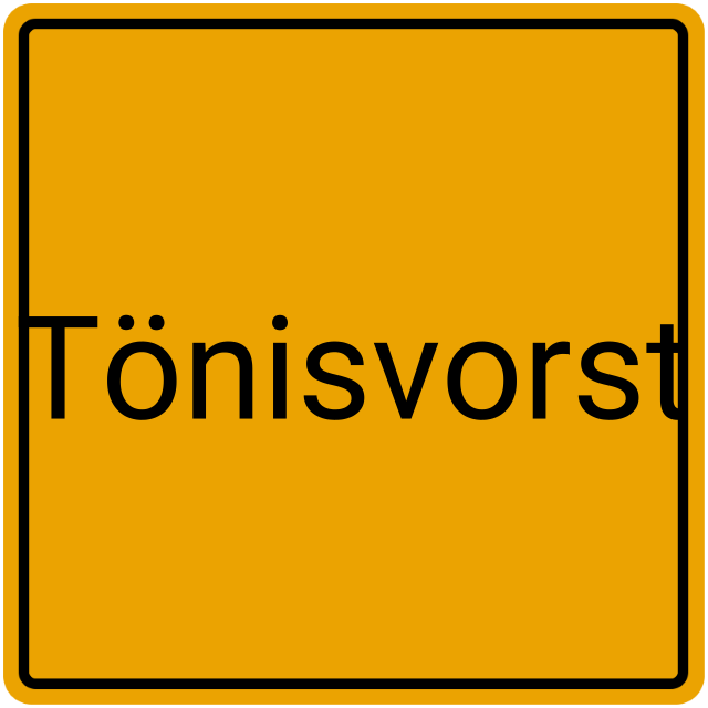 Meldebestätigung Tönisvorst