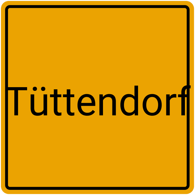 Meldebestätigung Tüttendorf