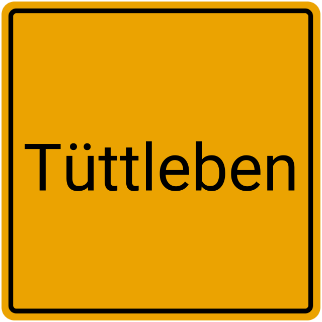 Meldebestätigung Tüttleben