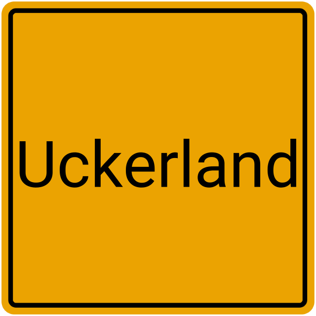 Meldebestätigung Uckerland