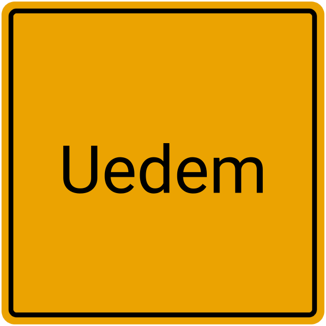 Meldebestätigung Uedem