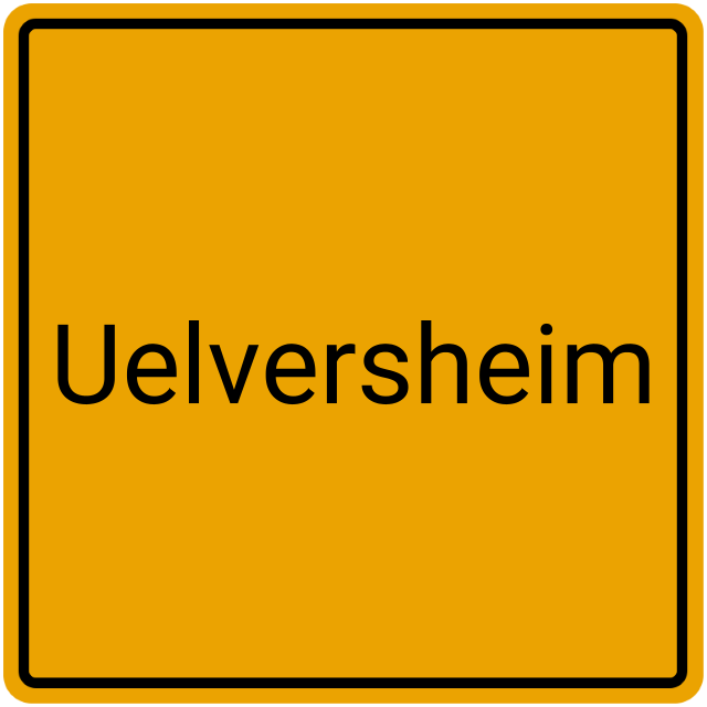 Meldebestätigung Uelversheim