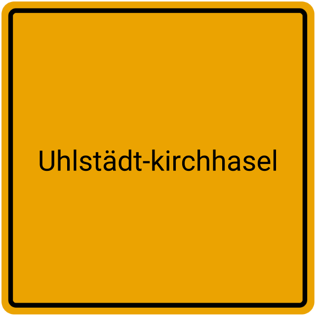 Meldebestätigung Uhlstädt-Kirchhasel