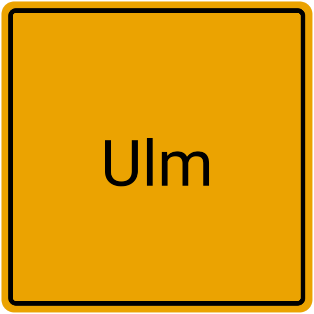 Meldebestätigung Ulm