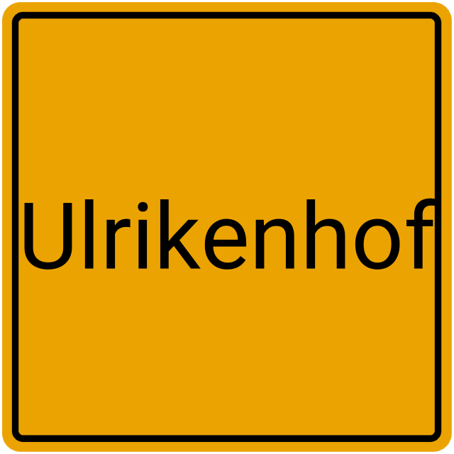 Meldebestätigung Ulrikenhof