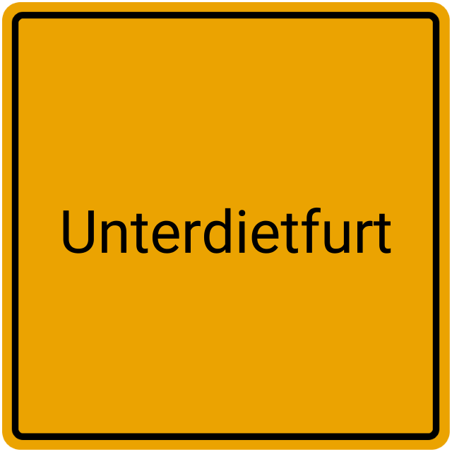 Meldebestätigung Unterdietfurt