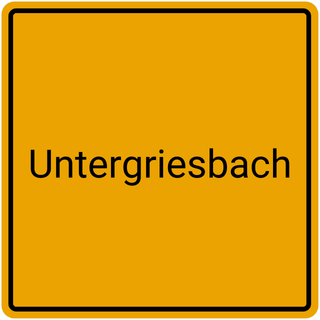 Meldebestätigung Untergriesbach