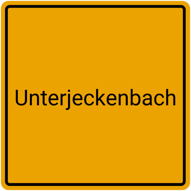 Meldebestätigung Unterjeckenbach