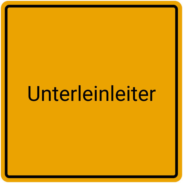 Meldebestätigung Unterleinleiter