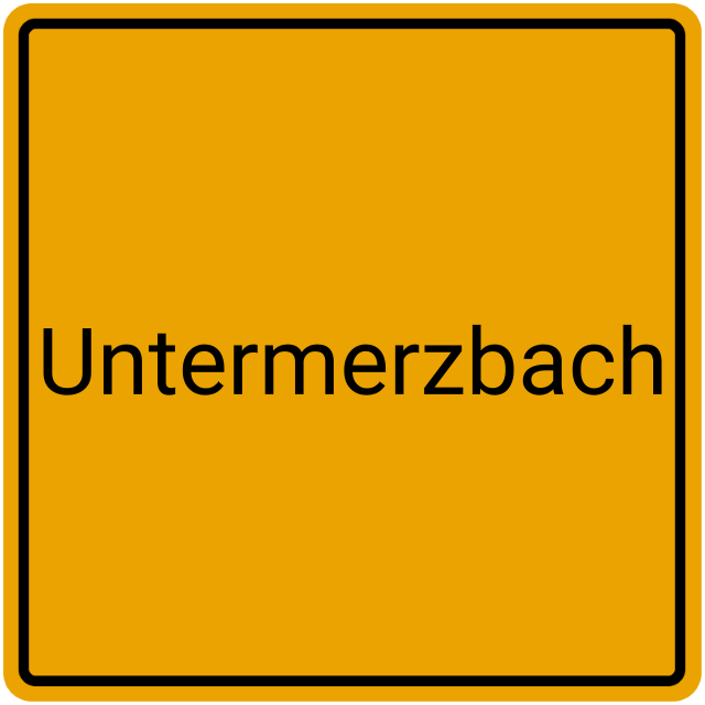 Meldebestätigung Untermerzbach