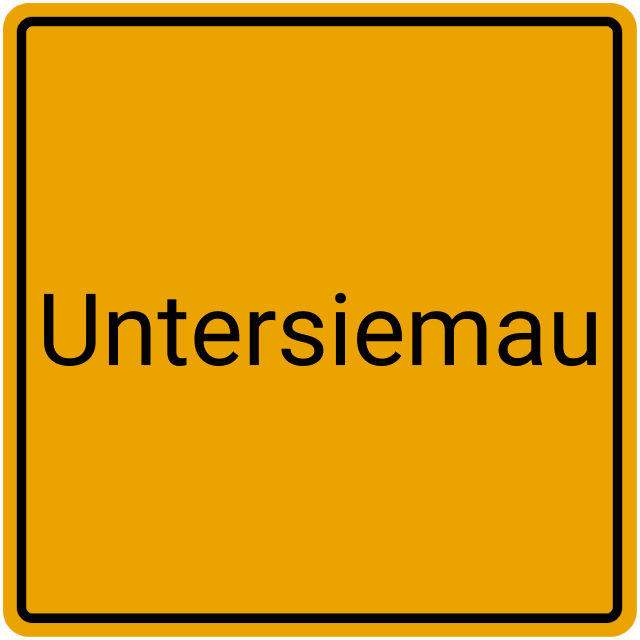 Meldebestätigung Untersiemau