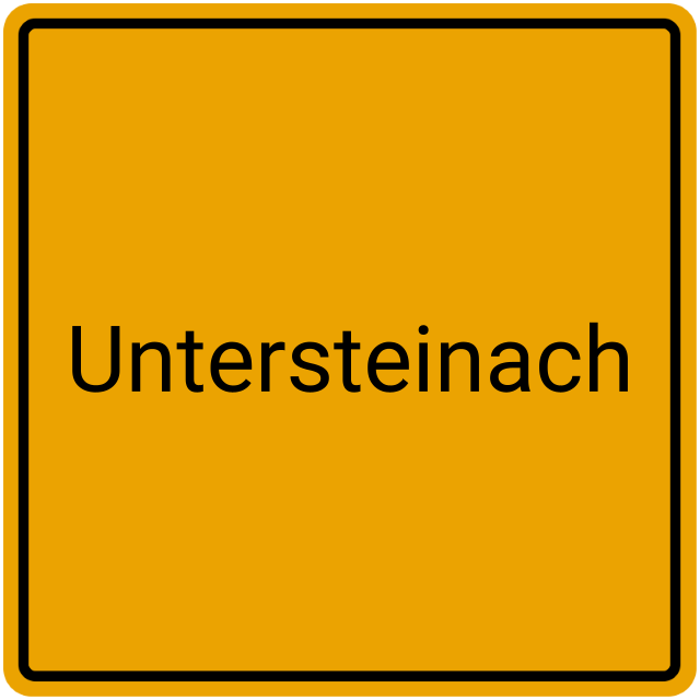 Meldebestätigung Untersteinach